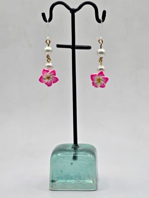 Claire’s Collection: Plumeria Breeze Earrings