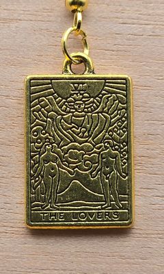 Tarot Card Collection – The Lovers: Sacred Union Earrings