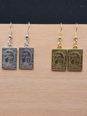 Tarot Card Collection – The World: Cosmic Completion Earrings