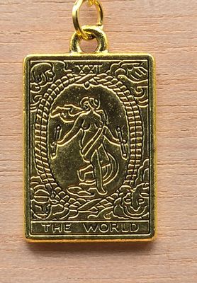 Tarot Card Collection – The World: Cosmic Completion Earrings