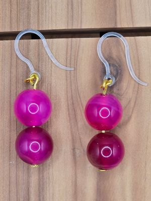 Claire’s Collection – Berry Bubble Pop Earrings