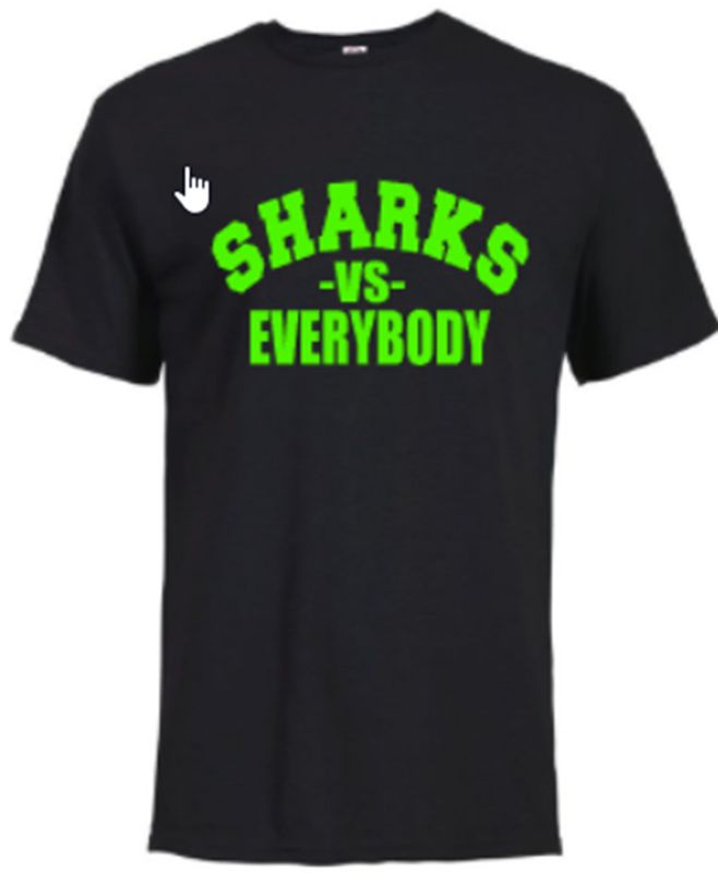 ADULT - Sharks vs Everybody T-Shirt