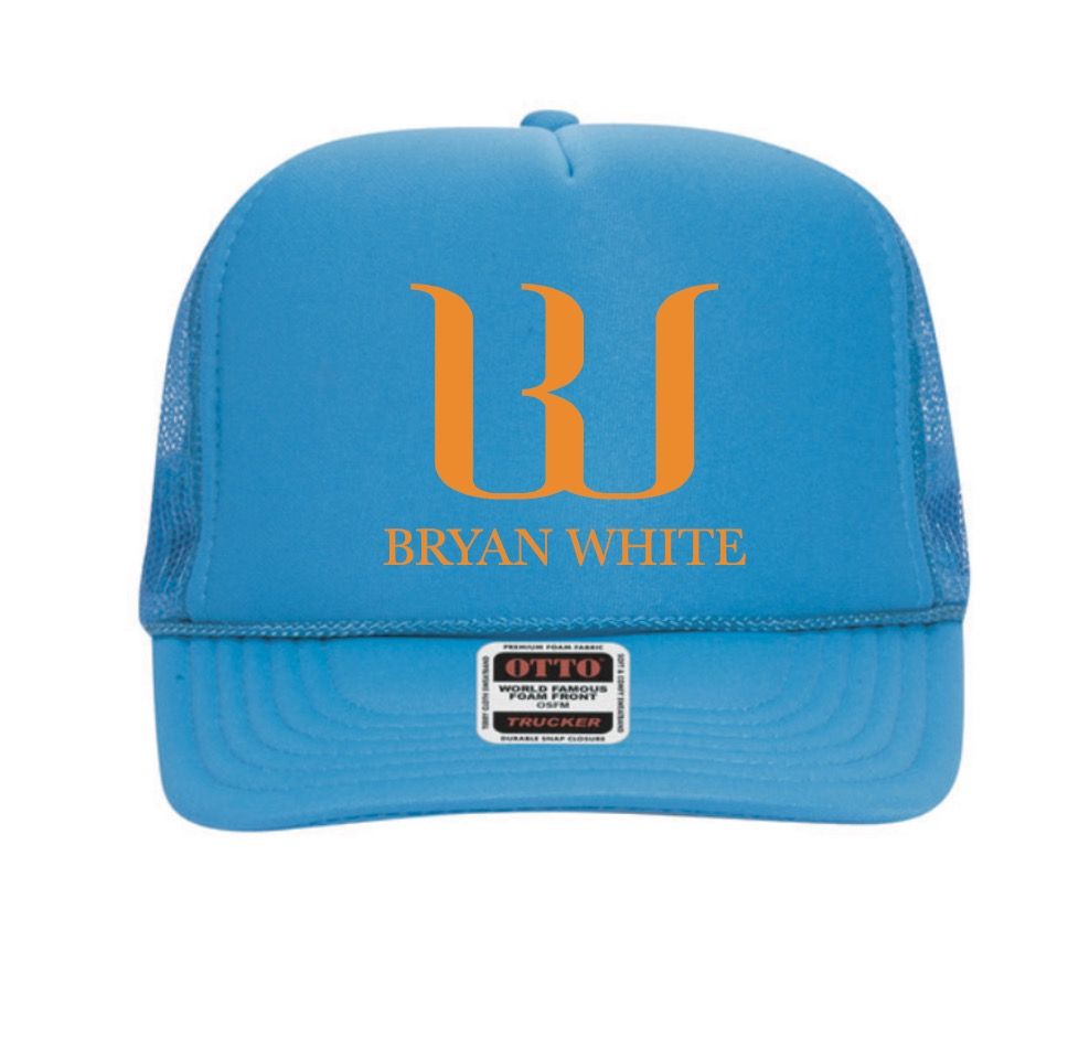 Bryan White Blue Hat