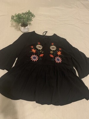 Blank embroidery shirt XS S M L