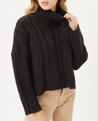 Black Turtle Neck Sweater