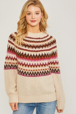 Ivory Detail Sweater