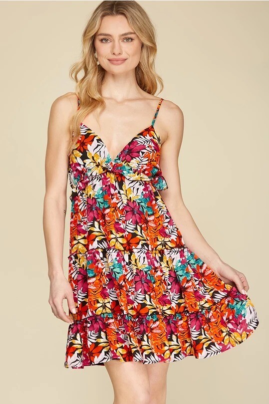 Spring Tiered Cami Dress
