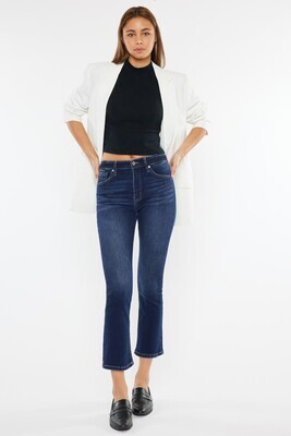 Heather Cropped Flares