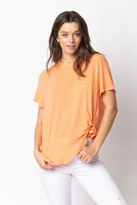 Twisted Hem Knit Top