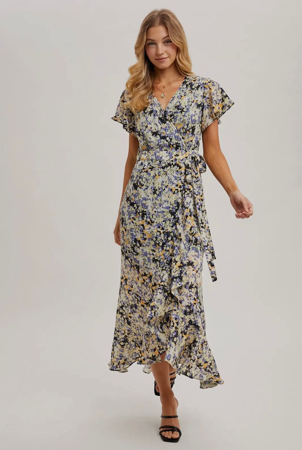 Magnolia Fields Wrap Dress