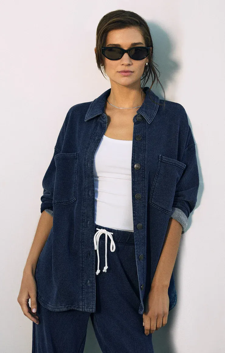 Z-Supply All Day Knit Denim Jacket 