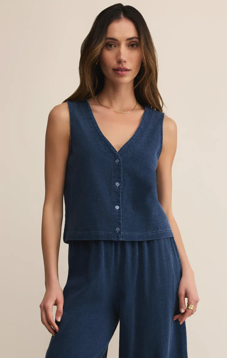 Z-Supply Solace Denim Top