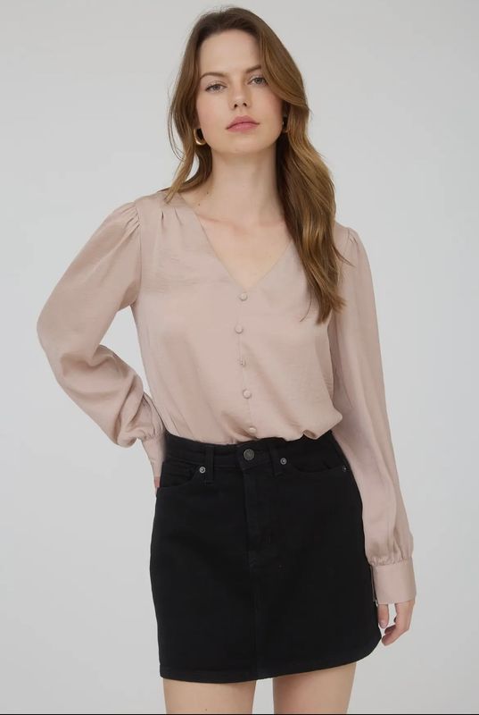Meadow Satin Long Sleeve