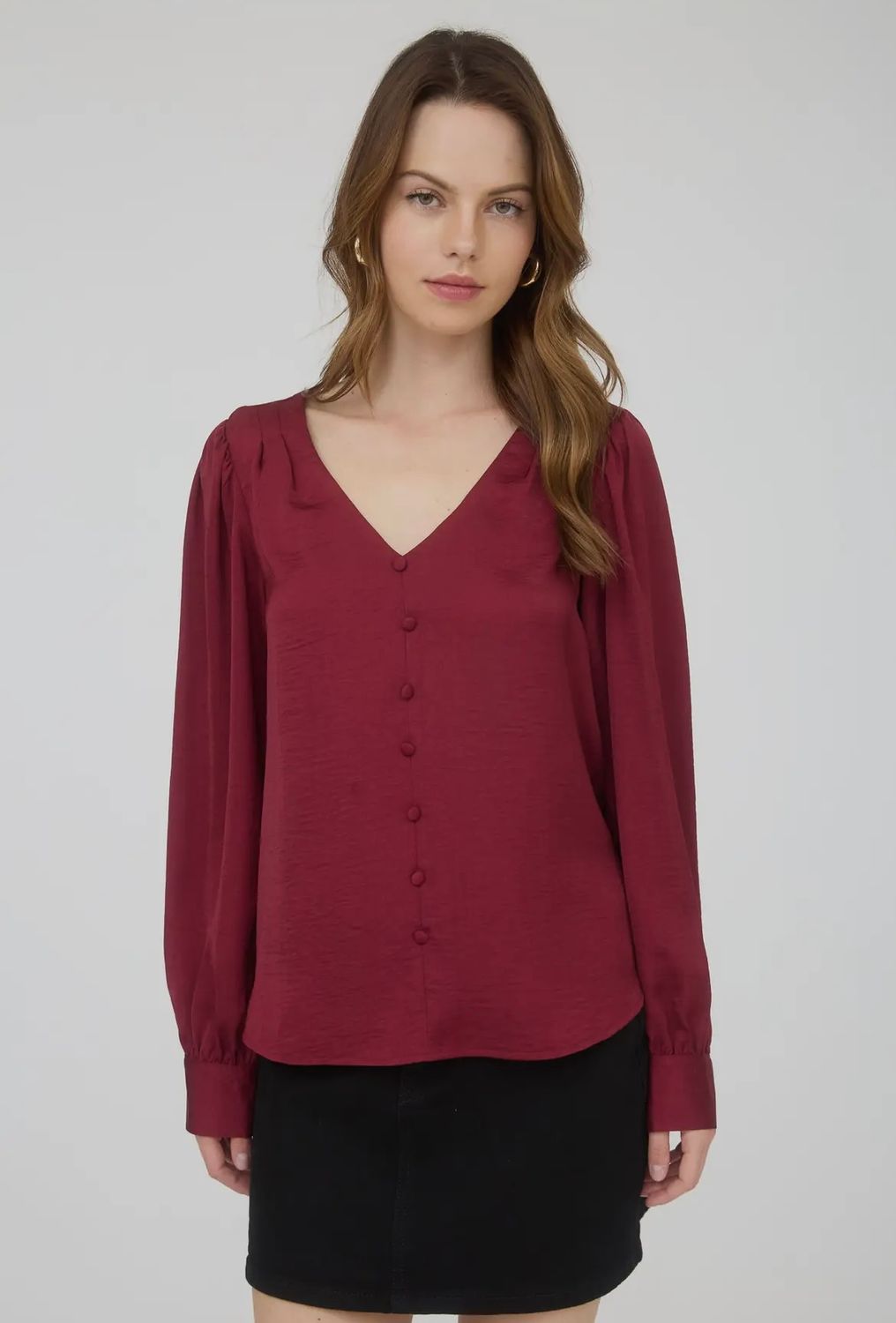 Meadow Satin Long Sleeve