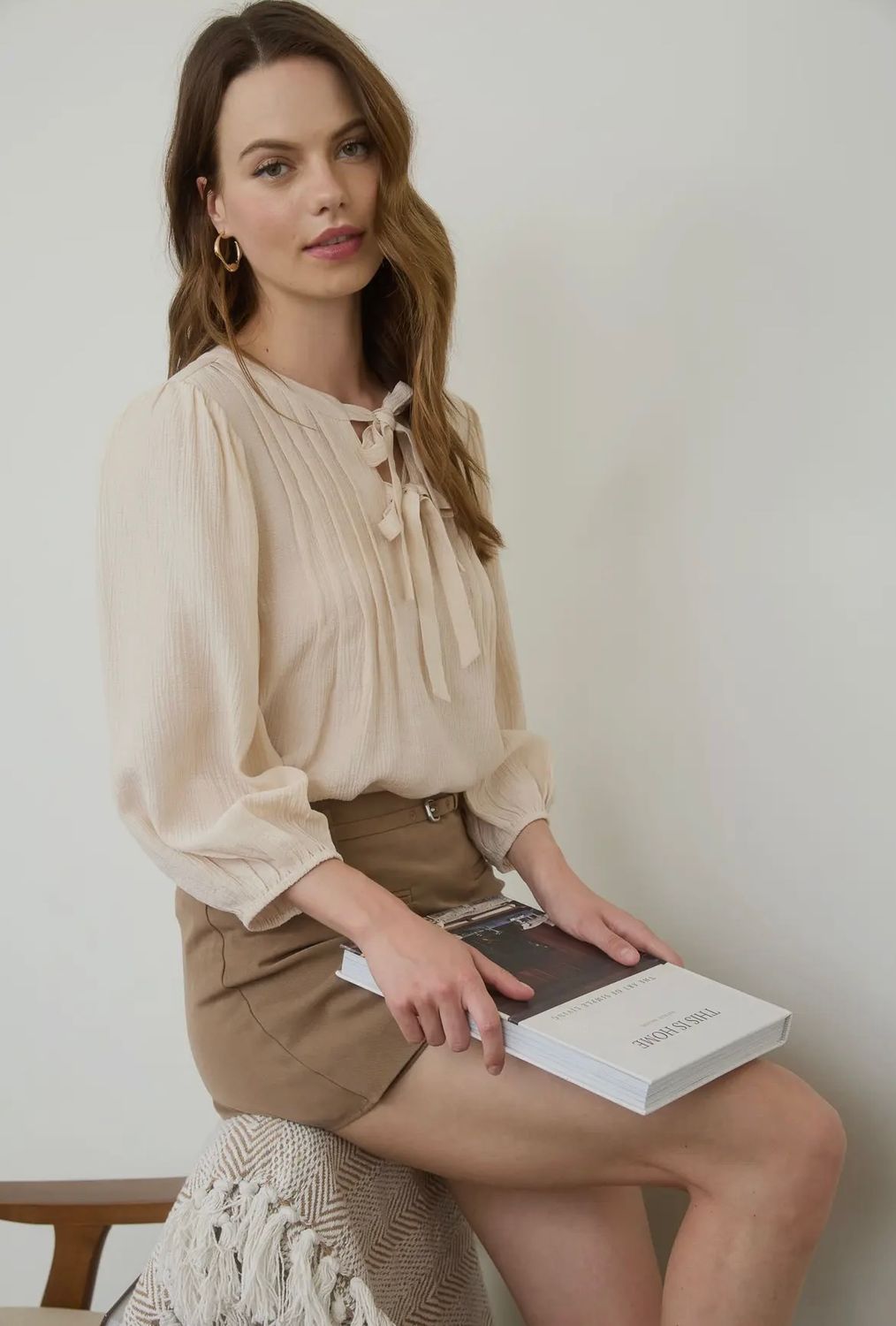 Indie Tie Blouse