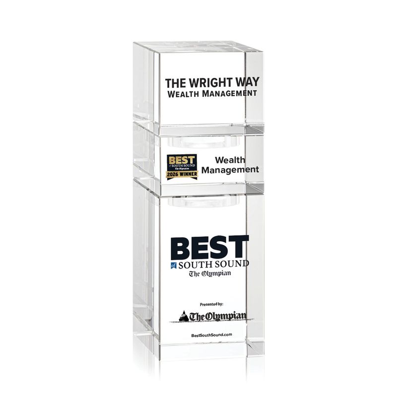 Crystal Winner's Award - Stackable Tower