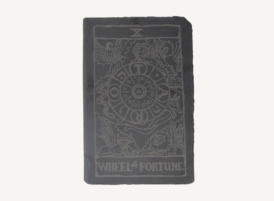Wheel of Fortune Slate Plate