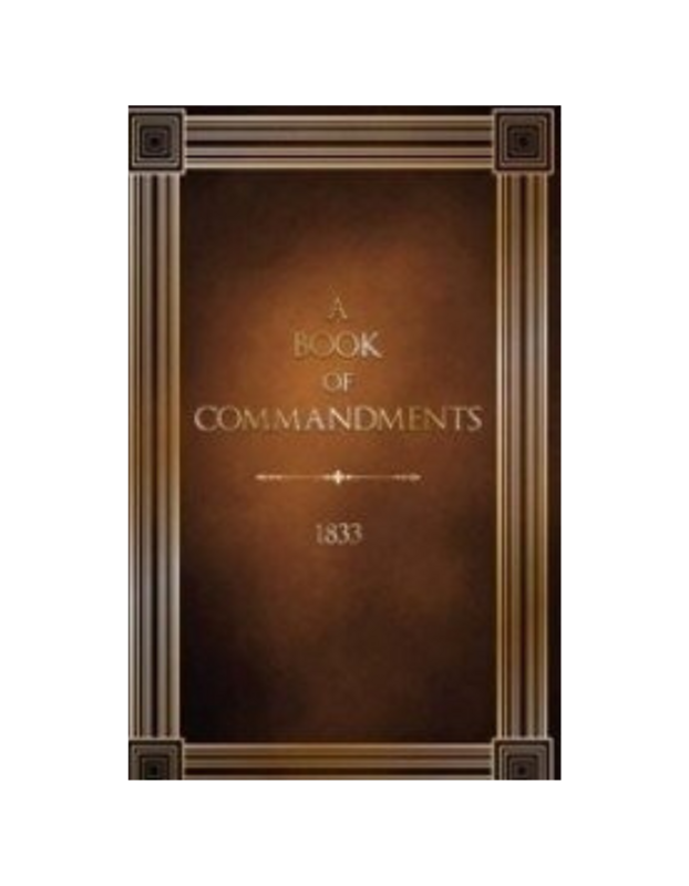 Book of Commandments, A  (1833 Edition)