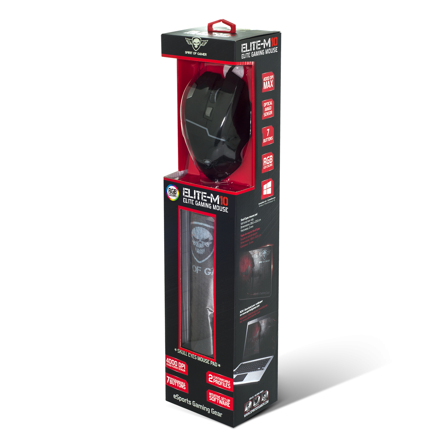 Souris Spirit Of Gamer ELITE M-10