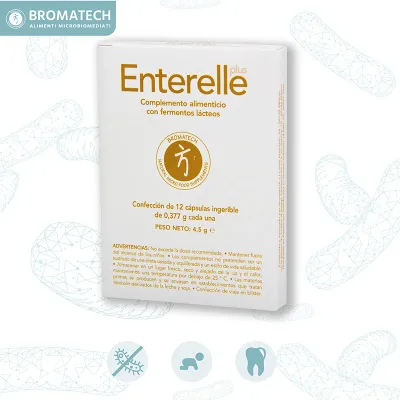 BROMATECH ENTERELLE 12 CAPSULAS
