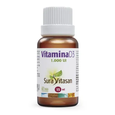 SURAVITASAN VITAMINA D3 1000IU 60 CAPS