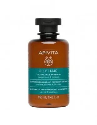 APIVITA CAPILAR CHAMPU CABELLO GRASO MENTA Y PROPOLEO 250 ML