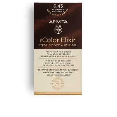 APIVITA COLOR ELIXIR N 6.43 RUBIO OSCURO COBRIZO DORADO