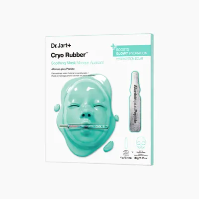 DR.JART+ MASCARILLA CRYO RUBBER SOOTHING MASK (CALMANTE) 1 AMPOLLA 4G+ 1 MASCARILLA REFRESCANTE