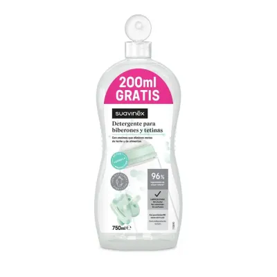 SUAVINEX DETERGENTE TETINAS Y BIBERONES 750ML
