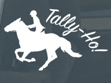 Tally-Ho Window Decals