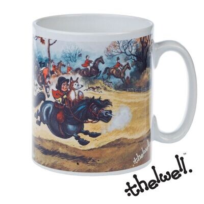 In Full Cry Mug by Thelwell