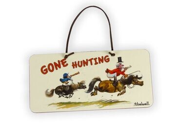 Gone Hunting - Door Signs