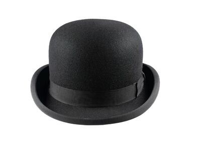 *Devon Fur Felt Bowler Hat with Adjustable Hunting Pad