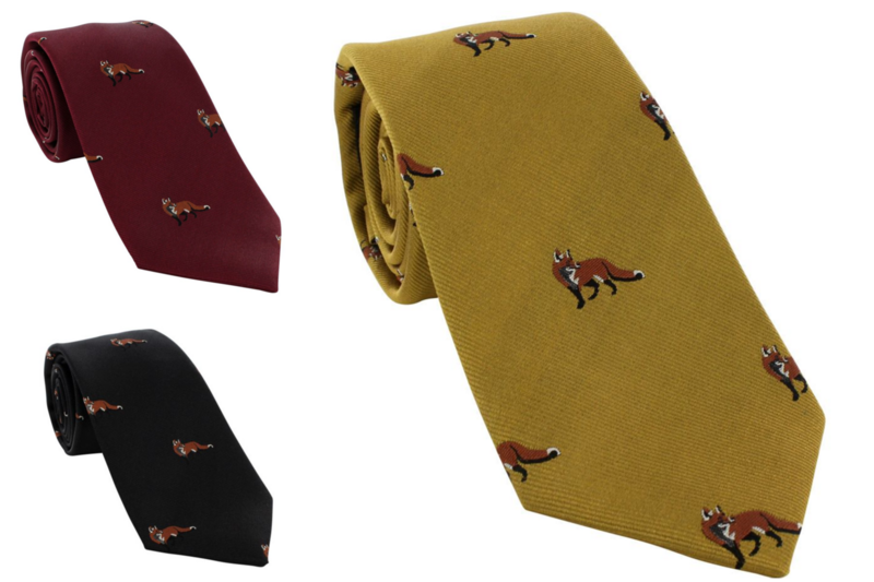 Woven Silk Fox Ties