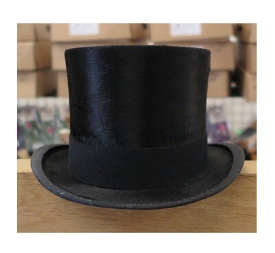55cm Vintage Dunn & Co Silk Top Hat