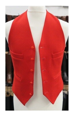 Gents 36" Mears, Red Waistcoat