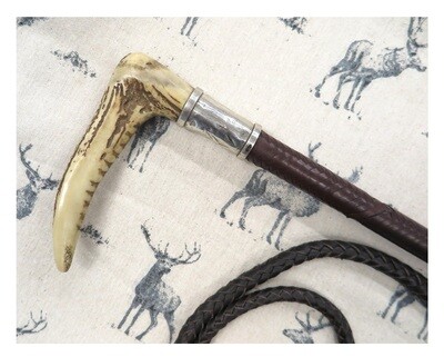 Gents Swaine Leather Hunting Whip c.1991