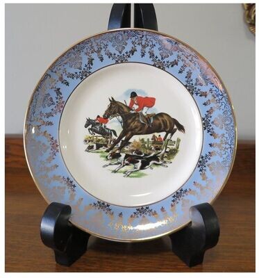 Liverpool Road Pottery, Hunting Scene Plate