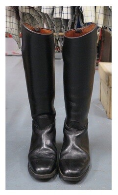Size 5, Wheatley Black Leather Boots