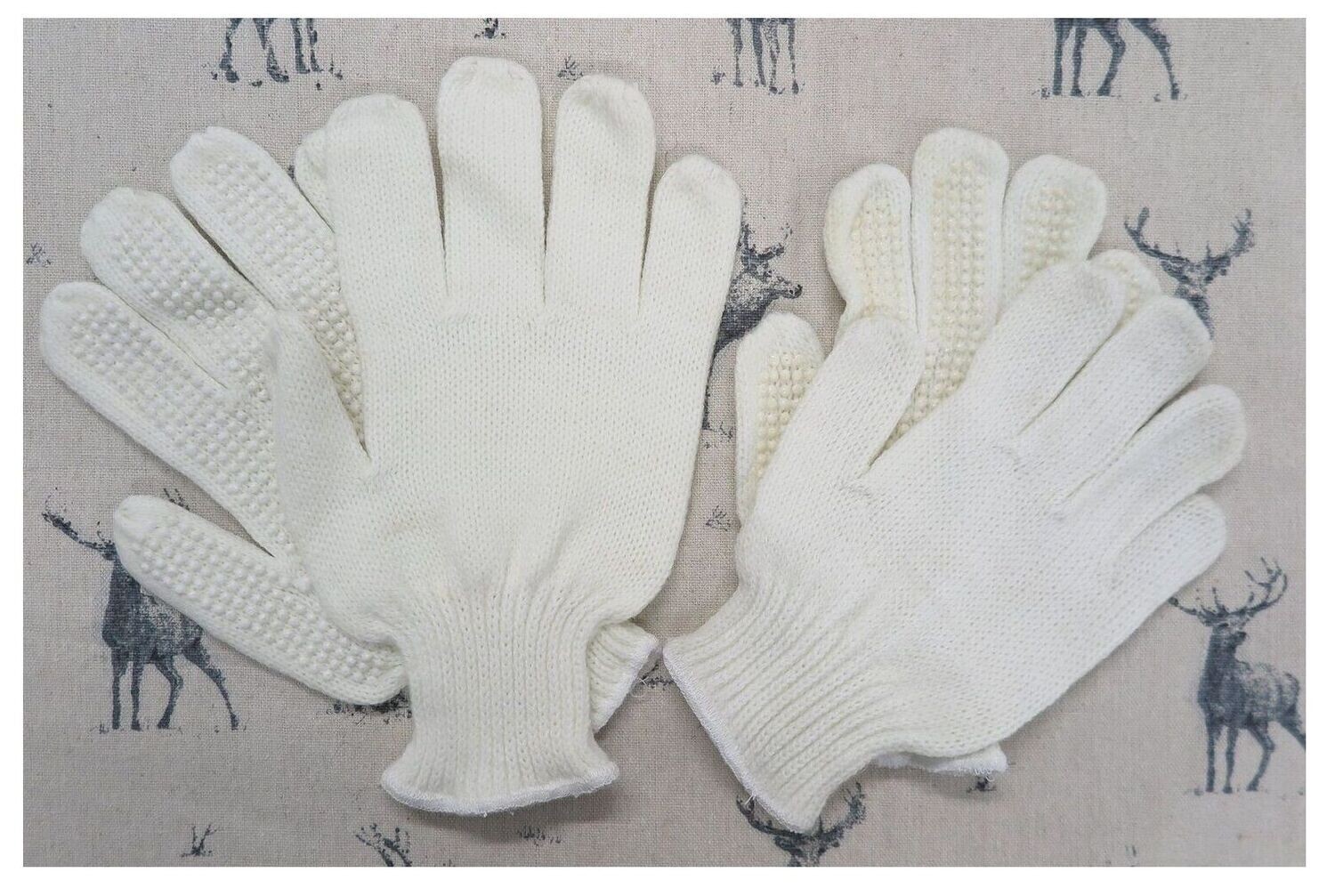 Shires Sure-Grip White Gloves - Size XS (Up to size 6)