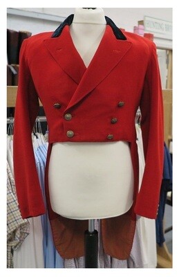 Gents 40"/42" Mid Weight, Scarlet Tail Coat