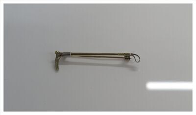 15ct Gold, Hunting Whip Pin