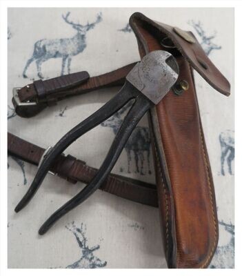 Vintage Wire Cutters in Leather Case
