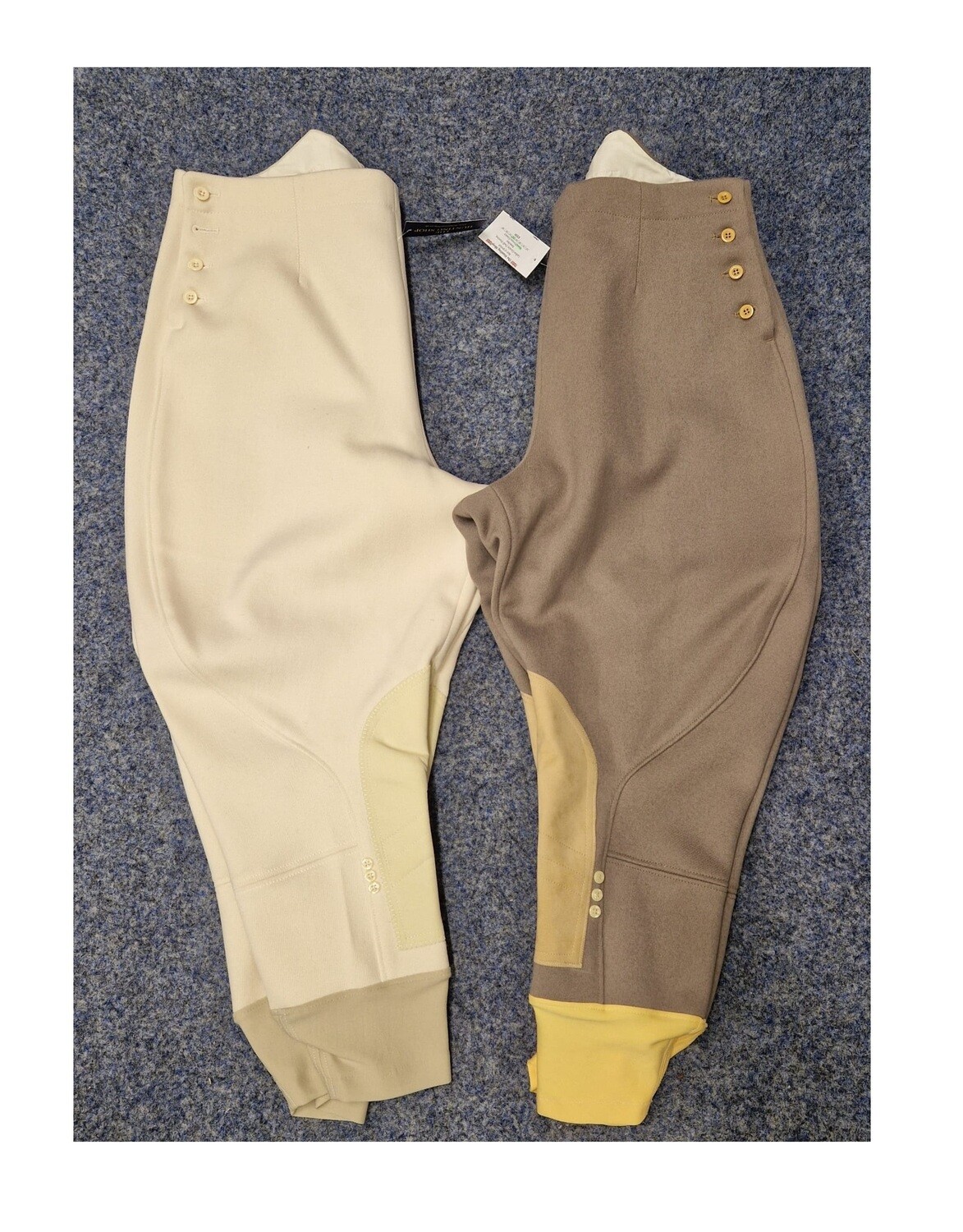 Ladies 32" Fawn Cavalry Twill Hunting Breeches - End of Season Sale
