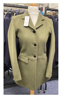 Ladies 46" Green Melange, Lady Gregory Tweed Hunt Coat