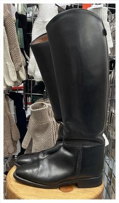 Size 5, Cavallo Black Leather Boots
