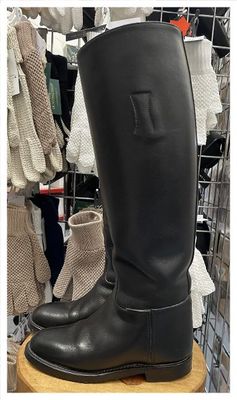 Size 4, Regent Black Leather Boots