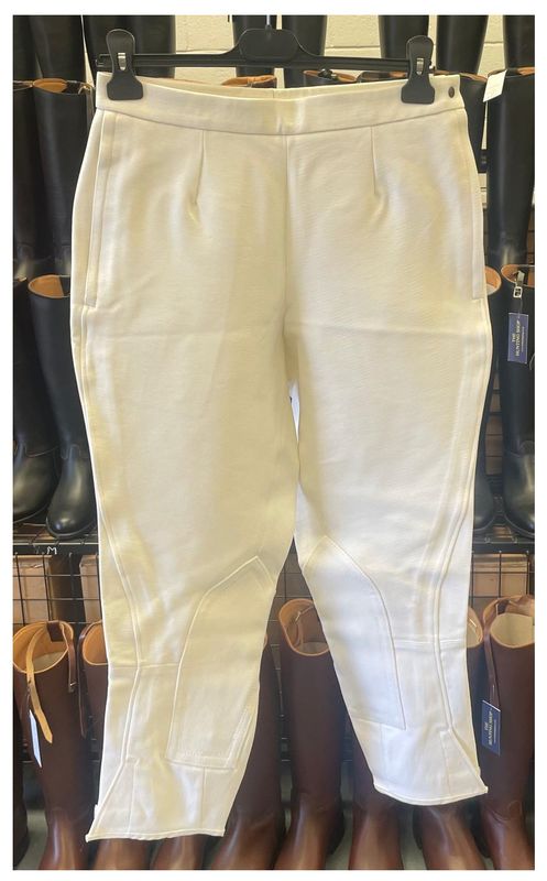 Ladies 30" Caldene, White One Way Stretch Breeches