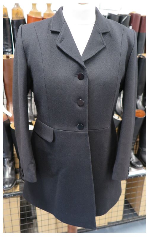 Ladies 42" Augusta, Mid Weight Black Hunt Coat