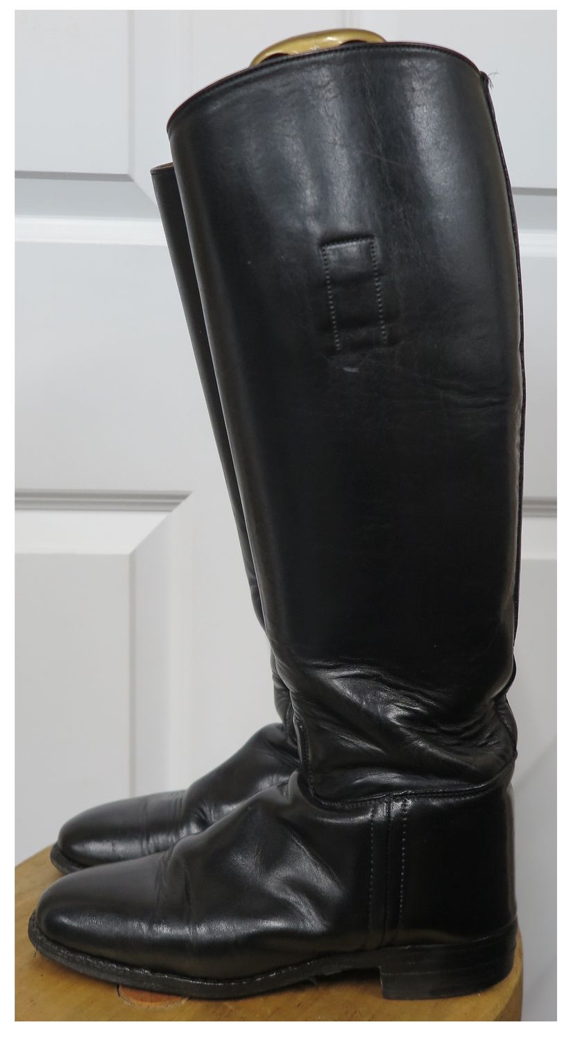 Size 4, Hawkins, Black Leather Boots
